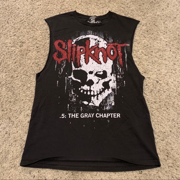 Hm Unisex Sleeveless Slipknot Tee 